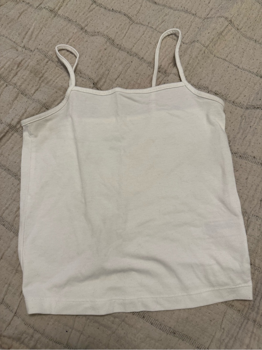 wild fable White Cropped Spaghetti Strap Tank